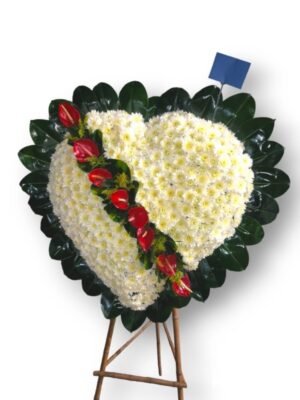Corona corazon Celestial, Corona Fúnebre Premium