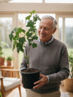 Árbol de condolencias en matera para homenajear a un ser querido